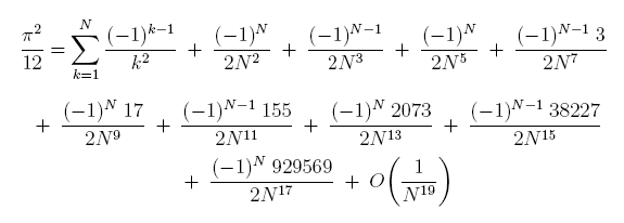PI from a series
