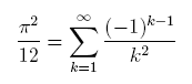 PI from a series