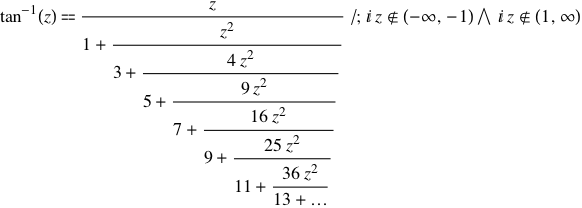PI as continued fraction